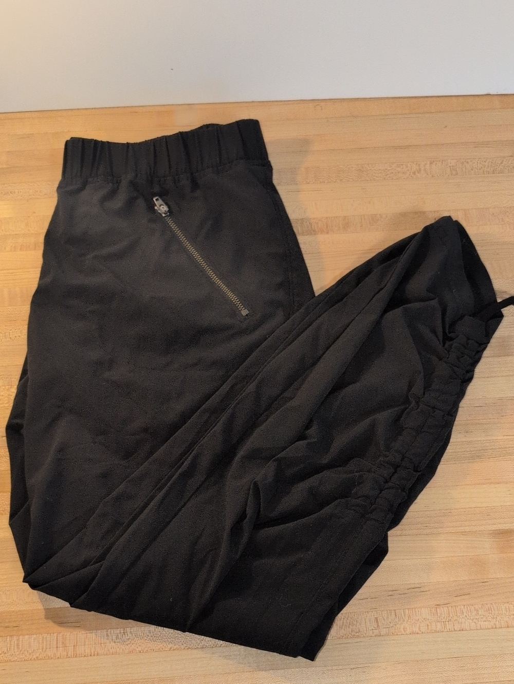 Athleta Black Women's Jogger Pants with Zip Pocket